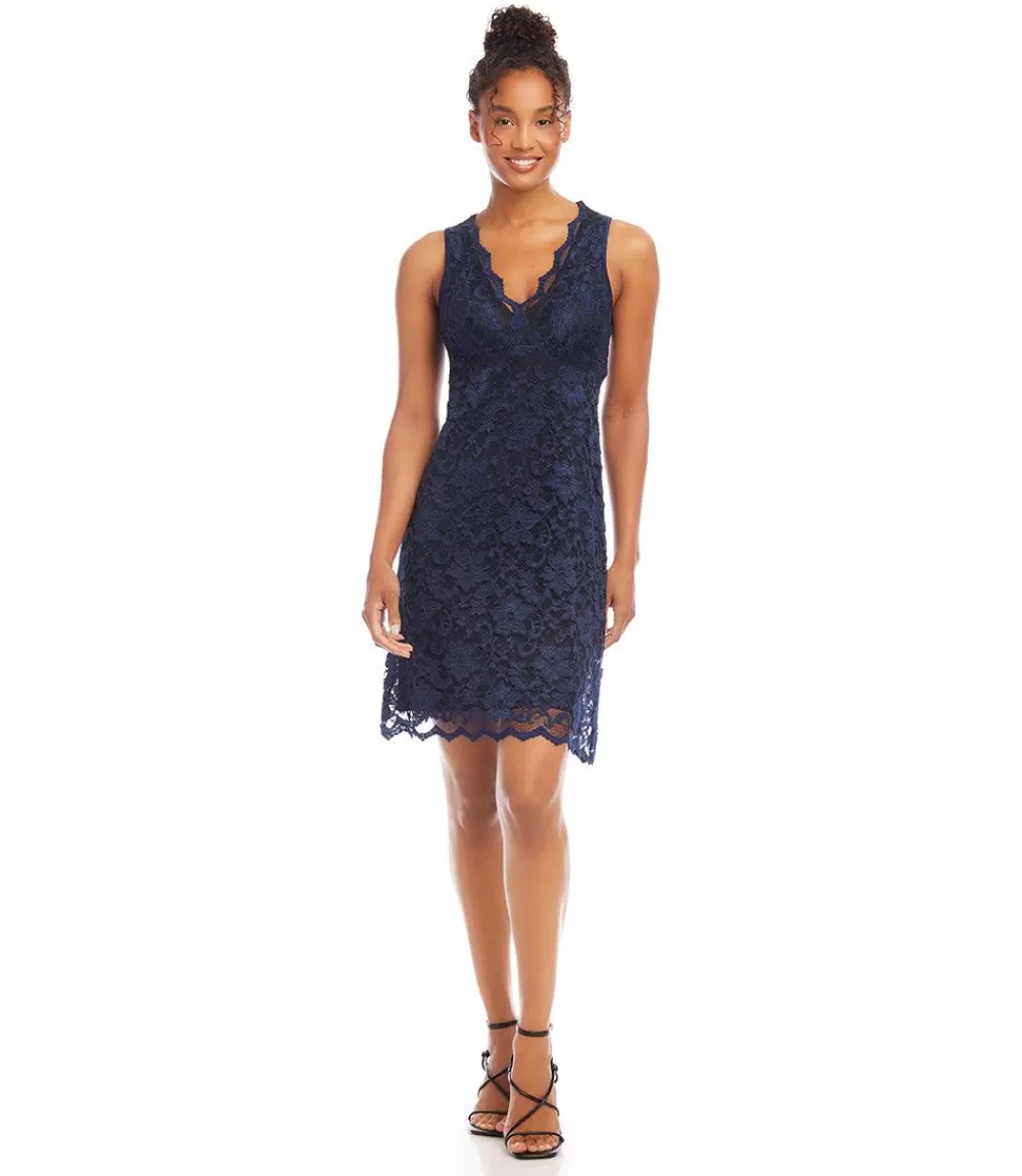 Sleeveless Lace Dress>Karen Kane Store