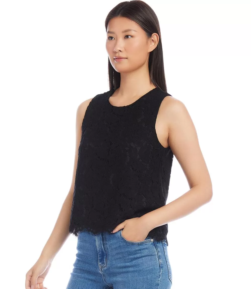 Sleeveless Lace Top>Karen Kane Best