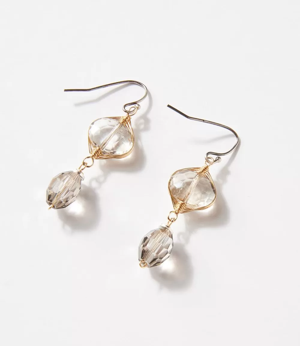 y Quartz Dangle Earrings>Karen Kane Cheap