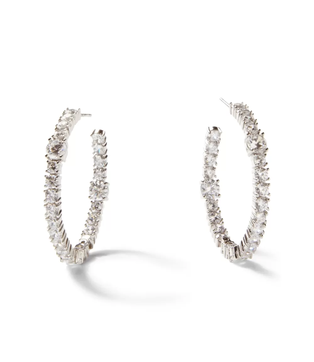 Sparkling Hoop Earrings>Karen Kane Best