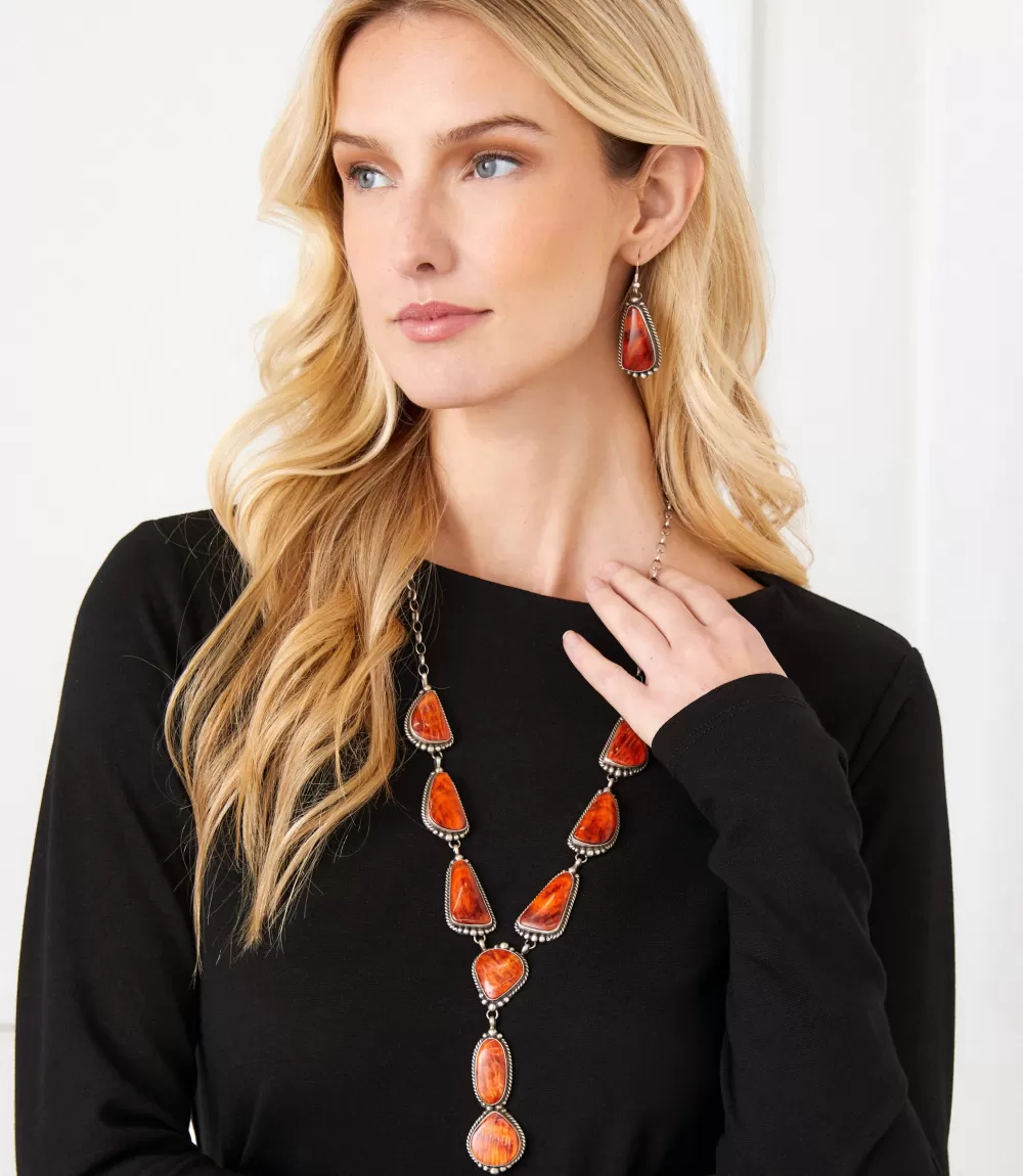 Spiny Oyster Lariat Necklace>Karen Kane Best