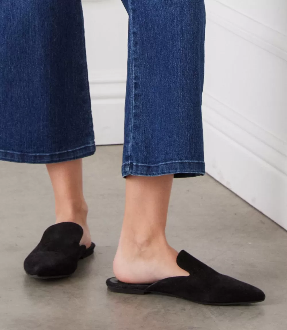 Suede Leather Mules>Karen Kane Store