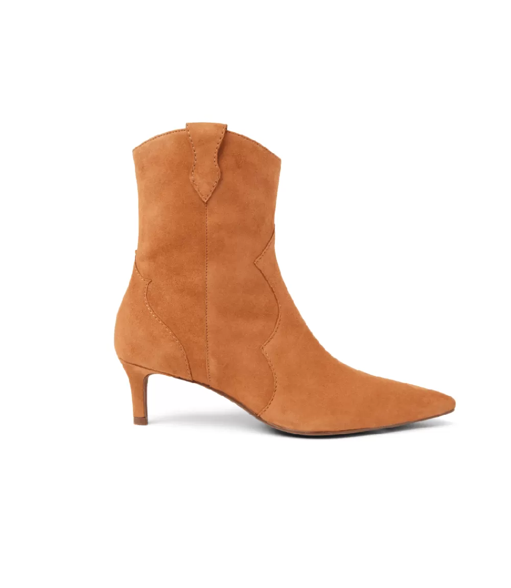 Suede Stiletto Ankle Boots>Karen Kane Fashion