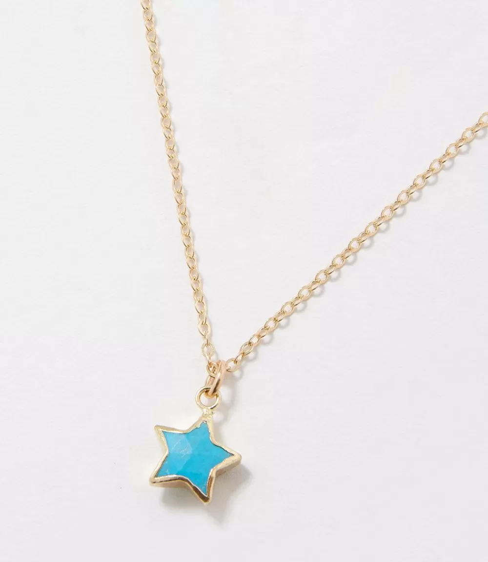 Turquoise Star Necklace>Karen Kane Cheap