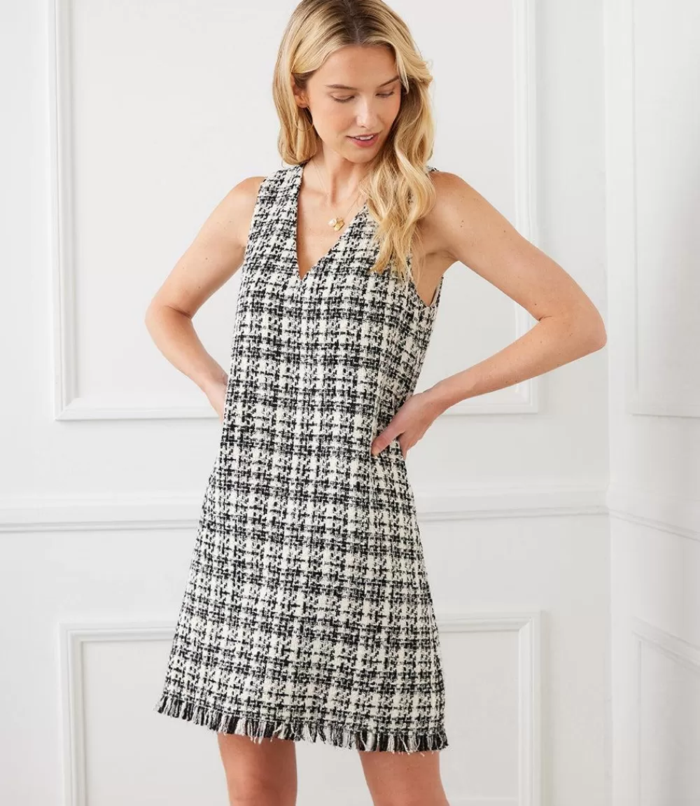 Tweed Shift Dress>Karen Kane Fashion