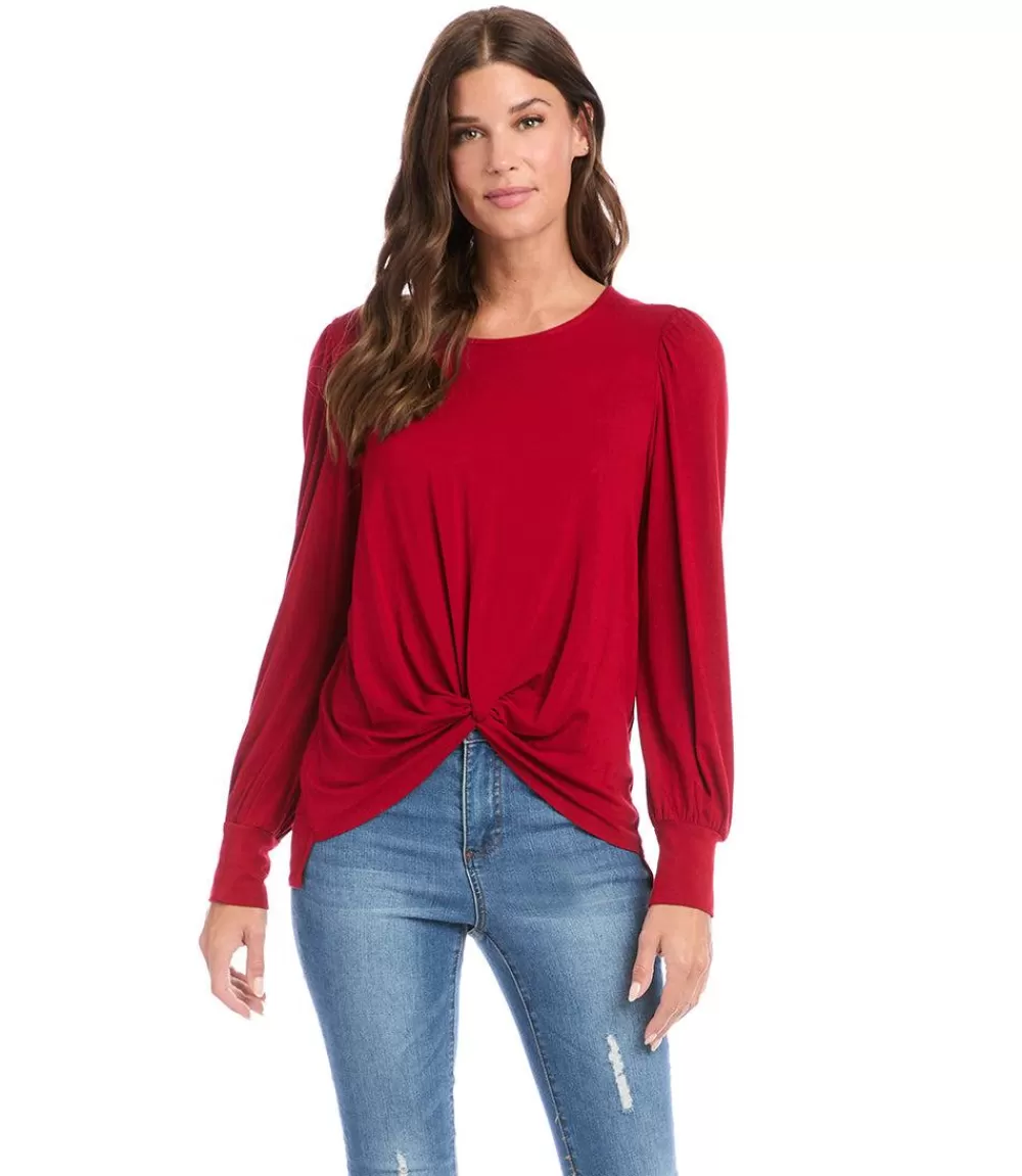 Twist Front Top>Karen Kane Discount