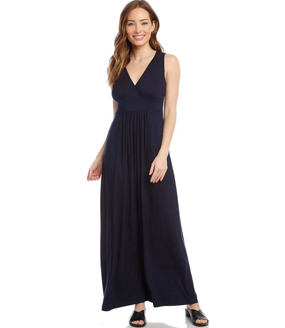 V-Neck Maxi Dress>Karen Kane Hot