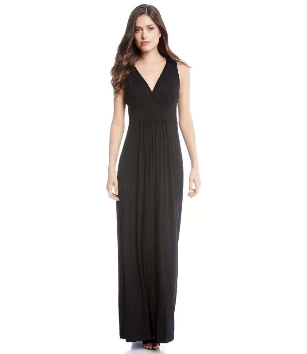 V-Neck Maxi Dress>Karen Kane Hot