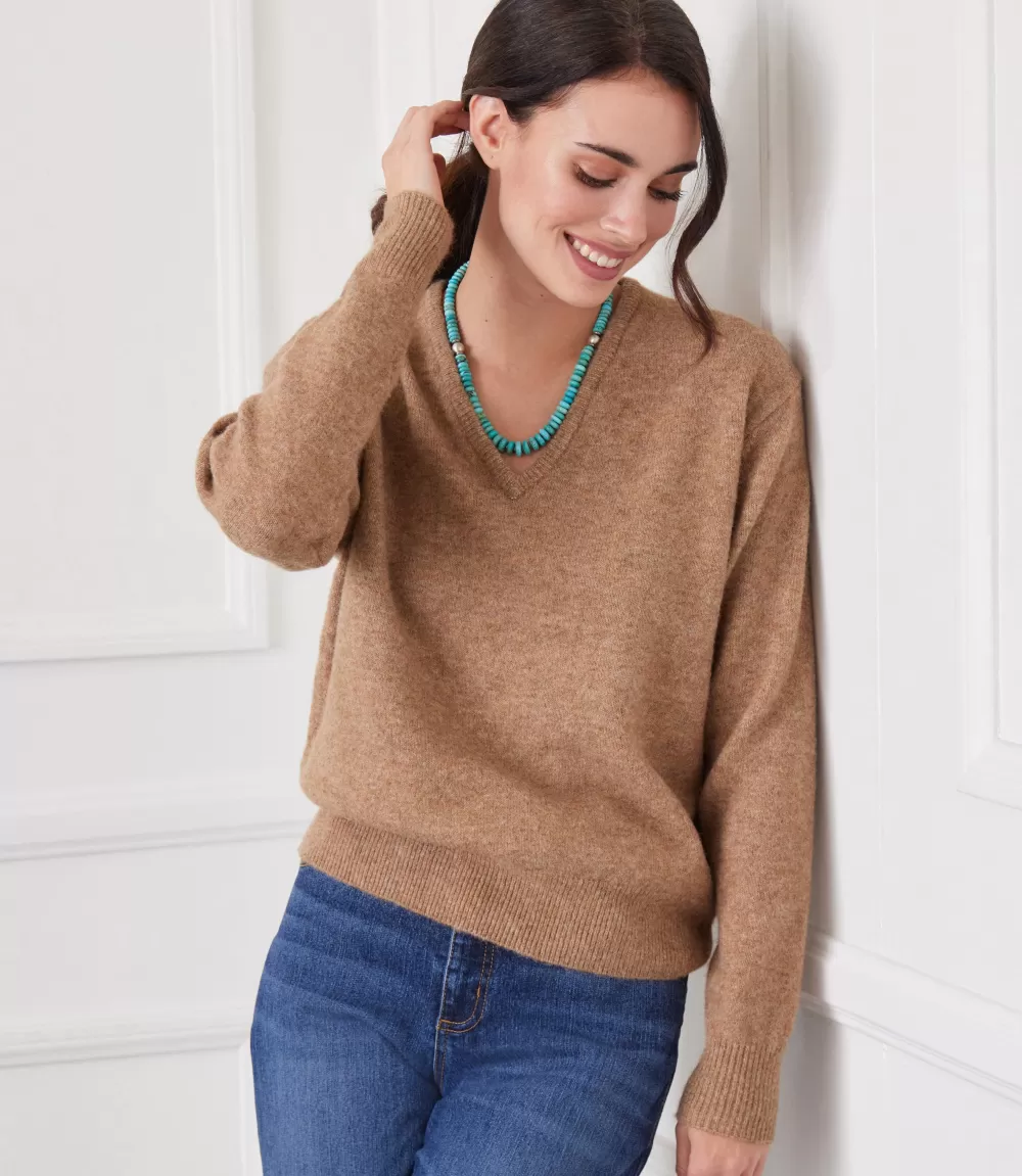 V-Neck Sweater>Karen Kane Flash Sale