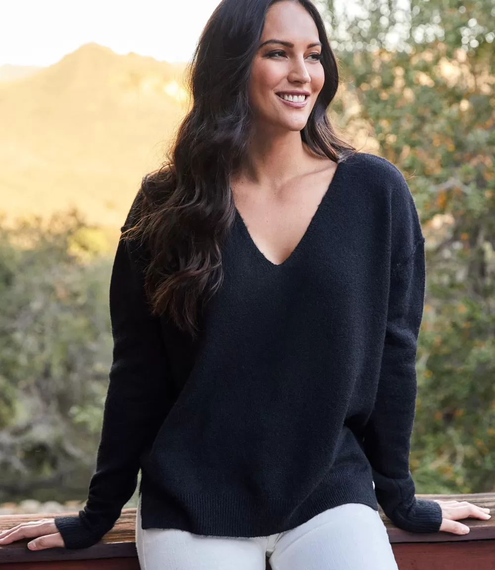 V-Neck Sweater>Karen Kane Online