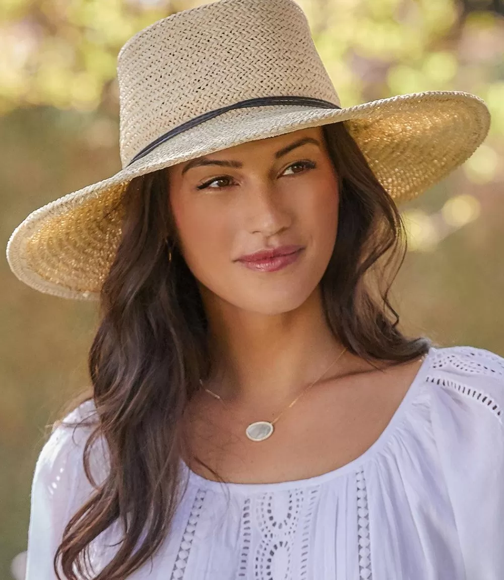 Wide Brim Gambler Hat>Karen Kane Flash Sale