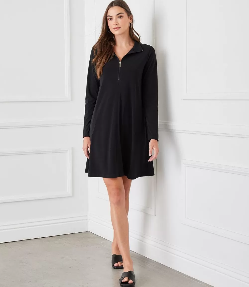 Zip Up Travel Dress>Karen Kane Store