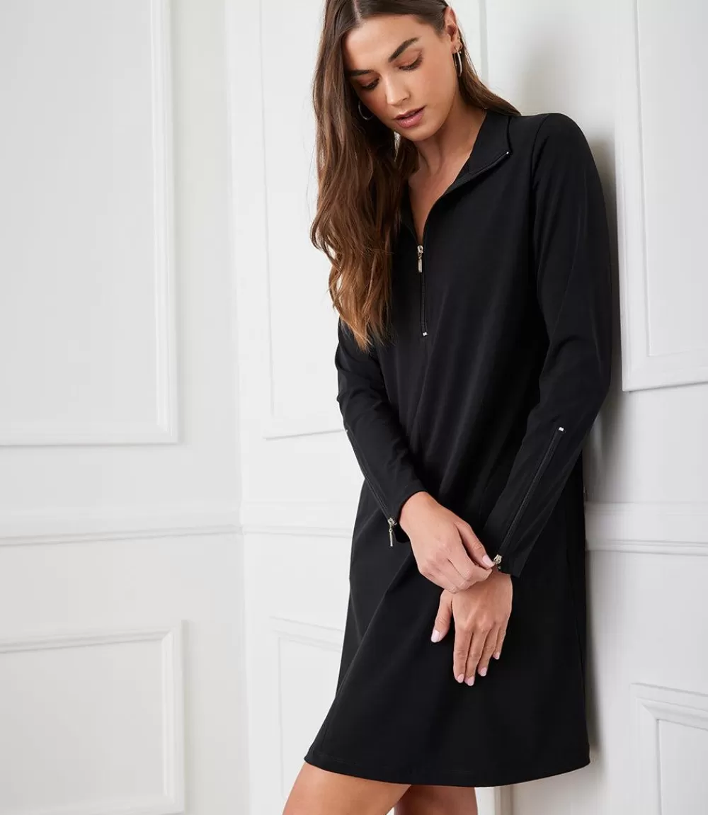 Zip Up Travel Dress>Karen Kane Store